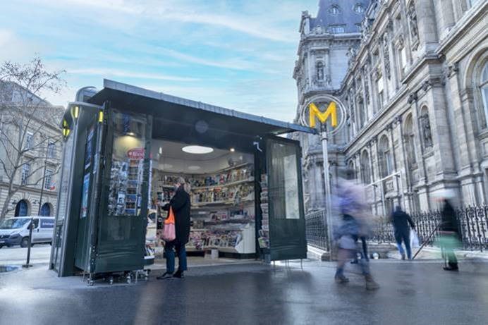 kiosque rue Lobau, Paris