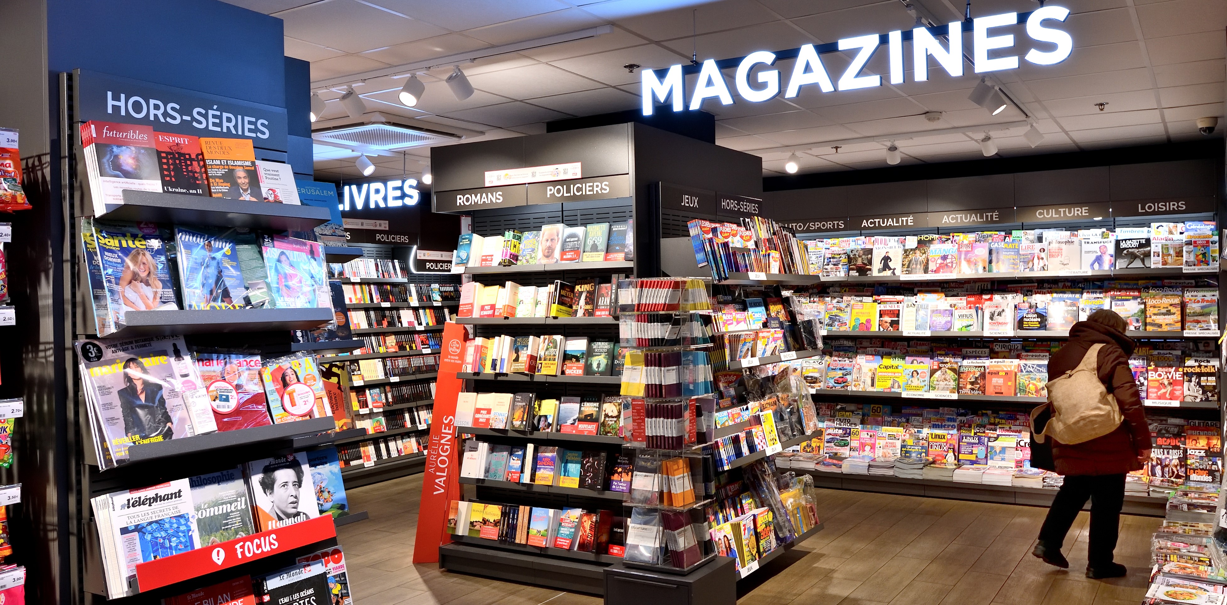 Magasin Relay, gare Paris St Lazare voie 1